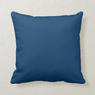 Coussin Arrière - plan de couleur en acier bleu profond