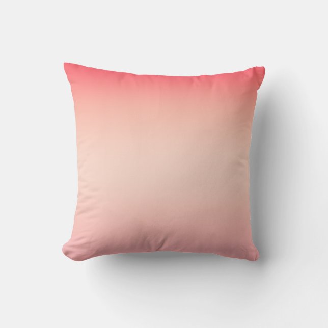 Coussin Arrière - plan de dégradé de couleur rose rouge et (Recto)