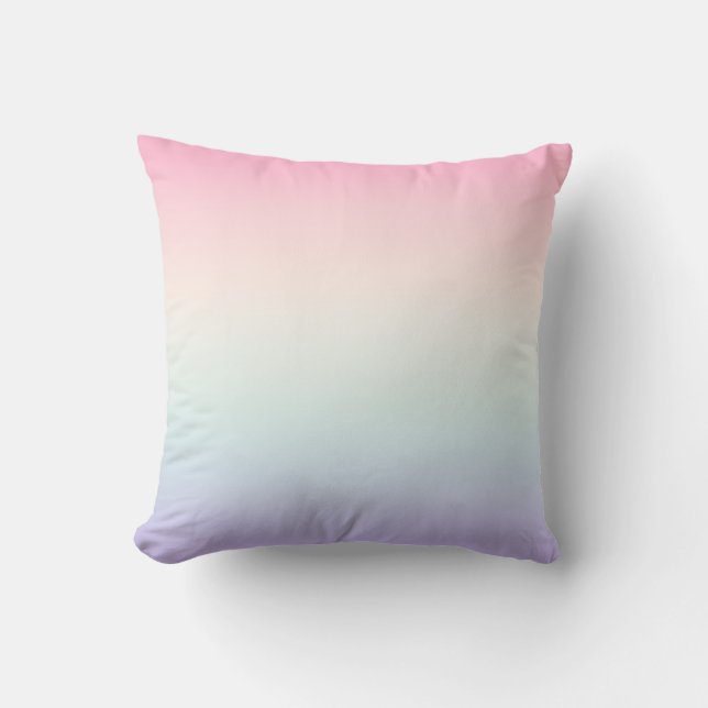 Coussin Arrière - plan de dégradé pâle (Recto)