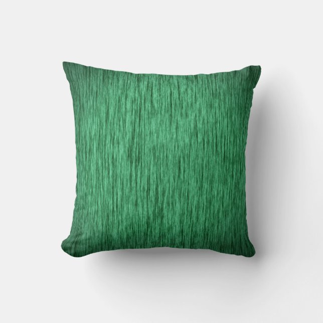 Coussin Arrière - plan de design vert foncé (Recto)