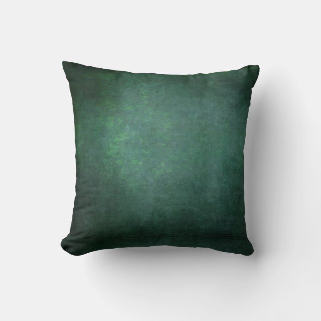 Coussin Arrière - plan de Grunge Ombre - Vert Turquoise (Recto)