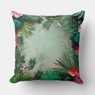 Coussin Arrière - plan de la jungle tropicale