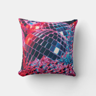 Coussin Arrière - plan de la soirée disco brillant avec bo