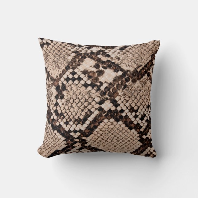 Coussin arrière - plan de la texture de la peau du serpent (Recto)