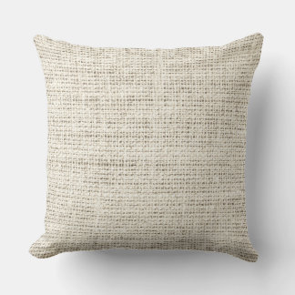 Coussin Arrière - plan de linge de maison blanc antique