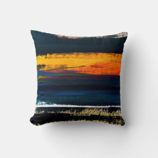 Coussin arrière - plan de peinture d'art Abstrait. Art mod