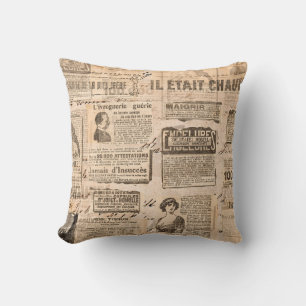 Coussin Arrière - plan de style créatif vintage. Texture p