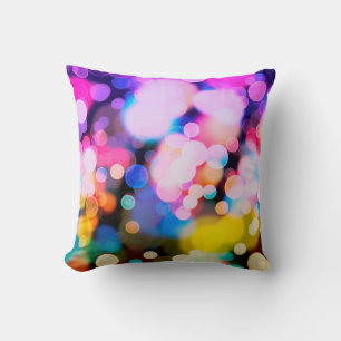 Coussin arrière - plan des feux vintages parties scintilla