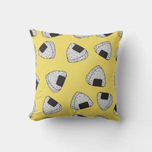 Coussin Arrière - plan d'Onigiri (balle de riz japonaise).