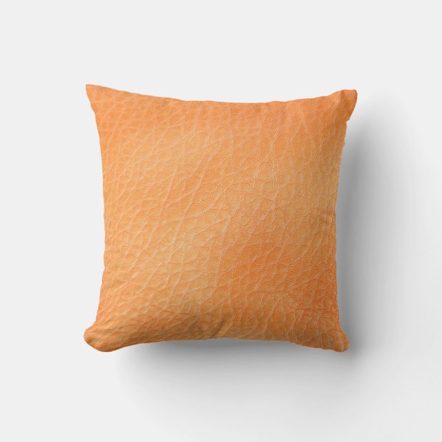 Coussin  arrière - plan en cuir Brown. abstrait, accessoir (Recto)
