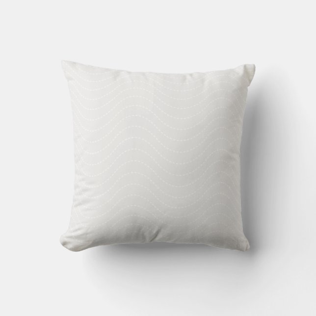 Coussin Arrière - plan gris clair avec des ondulations (Recto)