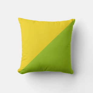 Coussin Arrière - plan jaune et vert clair