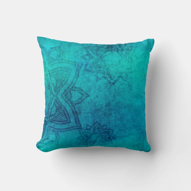 Coussin Arrière - plan mandala grunge texture (Recto)
