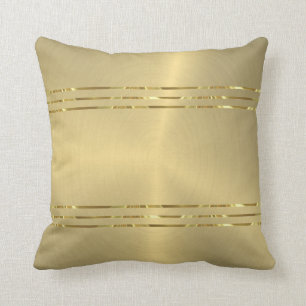 Coussin Arrière - plan métallique à l'allure brillante fau