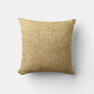 Coussin Arrière - plan Motif Parties scintillant or