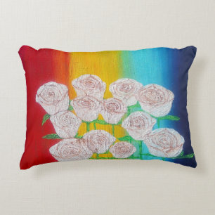 Coussin arrière - plan multicolore