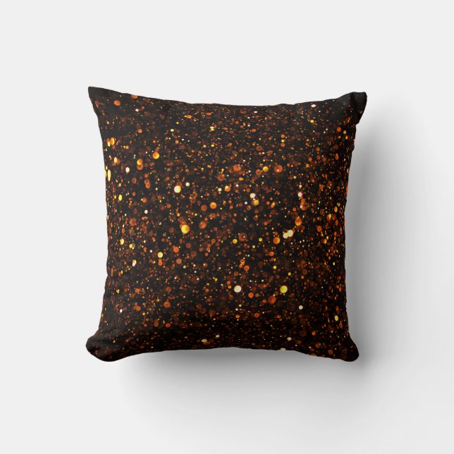 Coussin Arrière - plan noir Beautiful Bokeh (Recto)