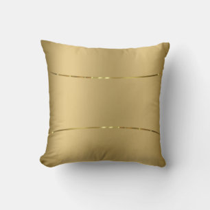 Coussin Arrière - plan or brillant or accents jettent orei