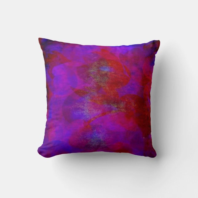 Coussin Arrière - plan pourpre rouge d'abrégé sur (Recto)