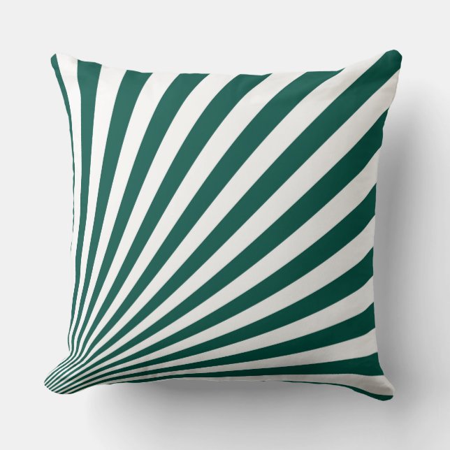 Coussin Arrière - plan rétroactif Turquoise de rayons Sun  (Recto)