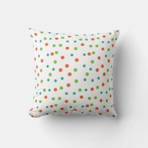Coussin Arrière - plan sans couture avec motif pois. Polka
