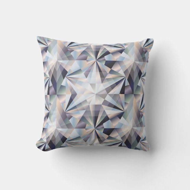 Coussin Arrière - plan sans couture en diamant, illustrati (Recto)