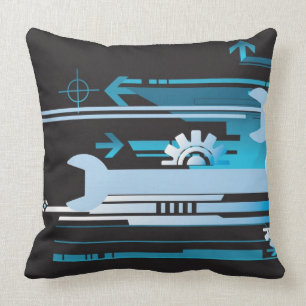 Coussin Arrière - plan tramé technique 3
