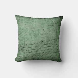 Coussin Arrière-plan vert riche de style antique