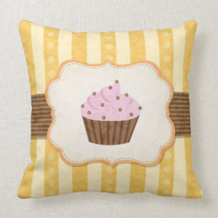 Coussin Arrière - plan vintage de petit gâteau