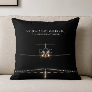 Coussin Arrivée de jet de luxe exécutif après les heures