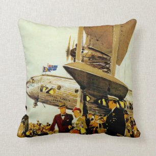 Coussin Arrivée d'Imperial Airways