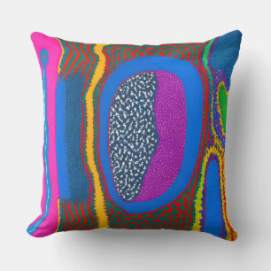 Coussin Art Abstrait autochtone Vol 07