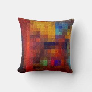 Coussin Art Abstrait carré | Motif géométrique moderne