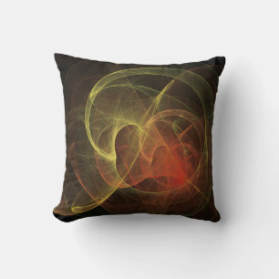 Coussin Art abstrait Flamme magique