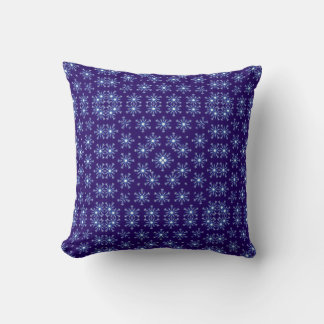 Coussin Art abstrait floral transparent 2