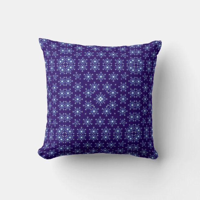 Coussin Art abstrait floral transparent 2 (Recto)