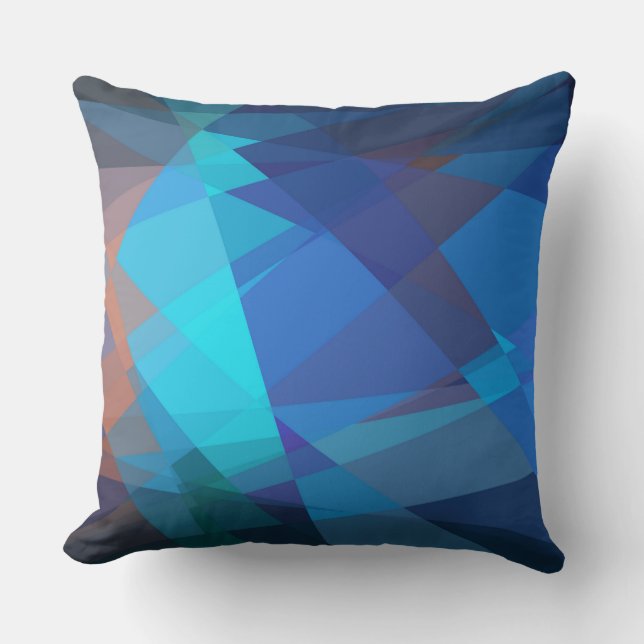 Coussin Art Abstrait Géométrique #16 (Recto)