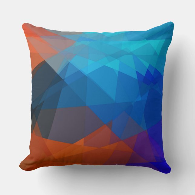Coussin Art Abstrait géométrique #8 (Recto)