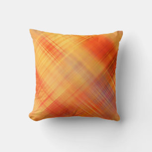 Coussin art abstrait géométrique lignes diagonales motif, 