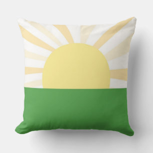 Coussin art abstrait moderne