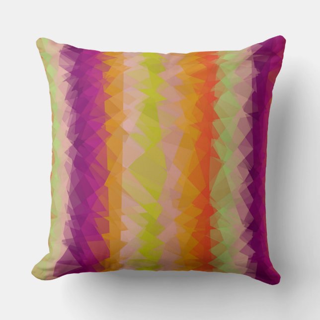 Coussin Art Abstrait mosaïque #100 (Recto)