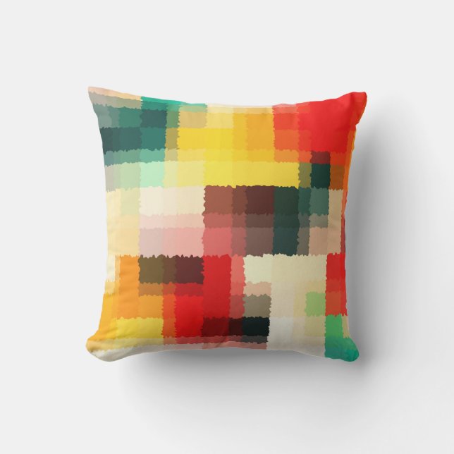 Coussin Art Abstrait multicolore (Recto)