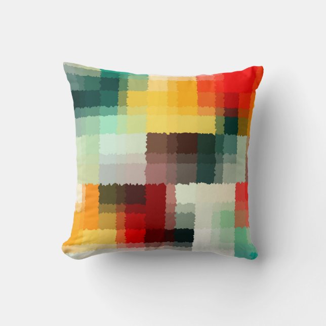 Coussin Art Abstrait multicolore (Recto)