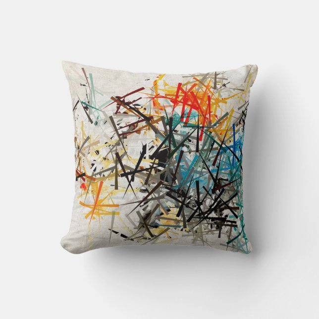 Coussin Art abstrait par AzureKang (Recto)