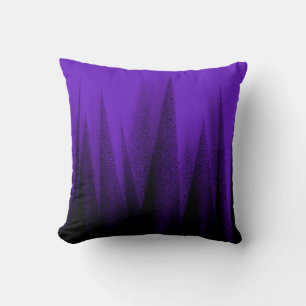 Coussin Art Abstrait Pastel Lavender violet noir