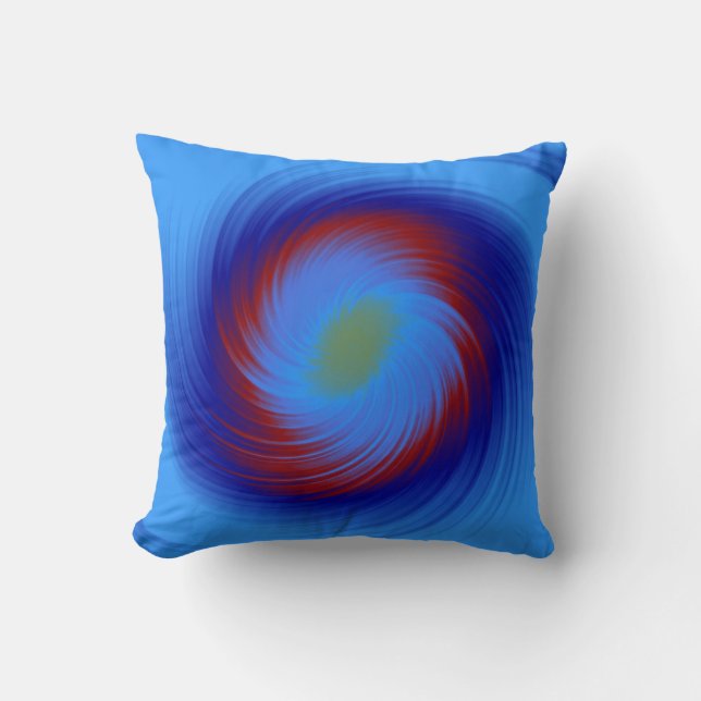 Coussin Art Abstrait Retro Twist (Recto)