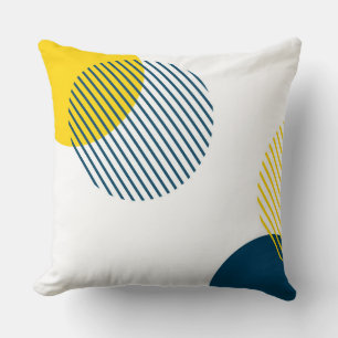 Coussin Art abstrait urbain moderne, simple, minimal et te