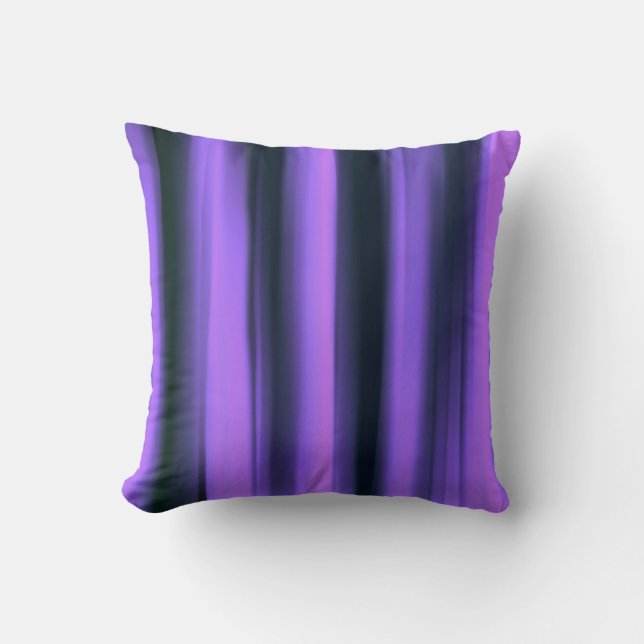 Coussin Art Abstrait Violet foncé (Recto)
