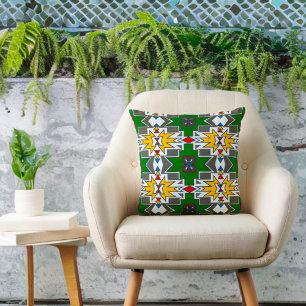 Coussin Art africain traditionnel Ndebele Culture Afrique