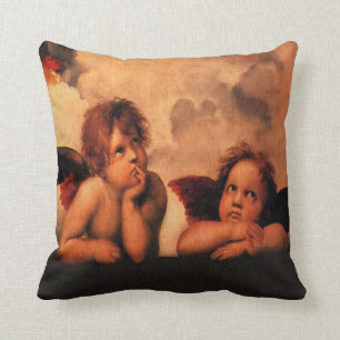 Coussin Art angélique d'ange de Raphael